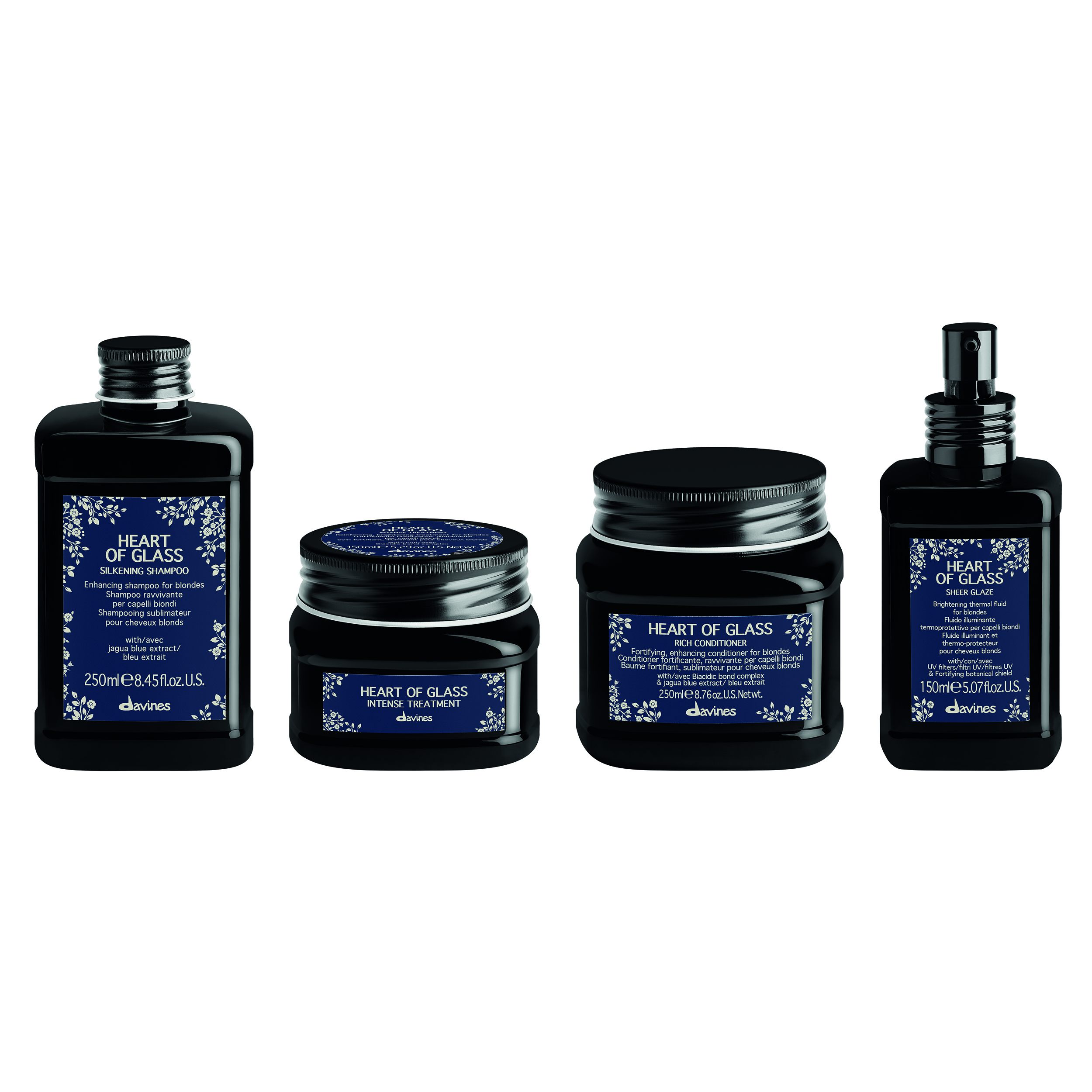 HEART OF GLASS RICH CONDITIONER 250 ml - Davines heart of glass product line 3 - RICH CONDITIONER 250 ml
