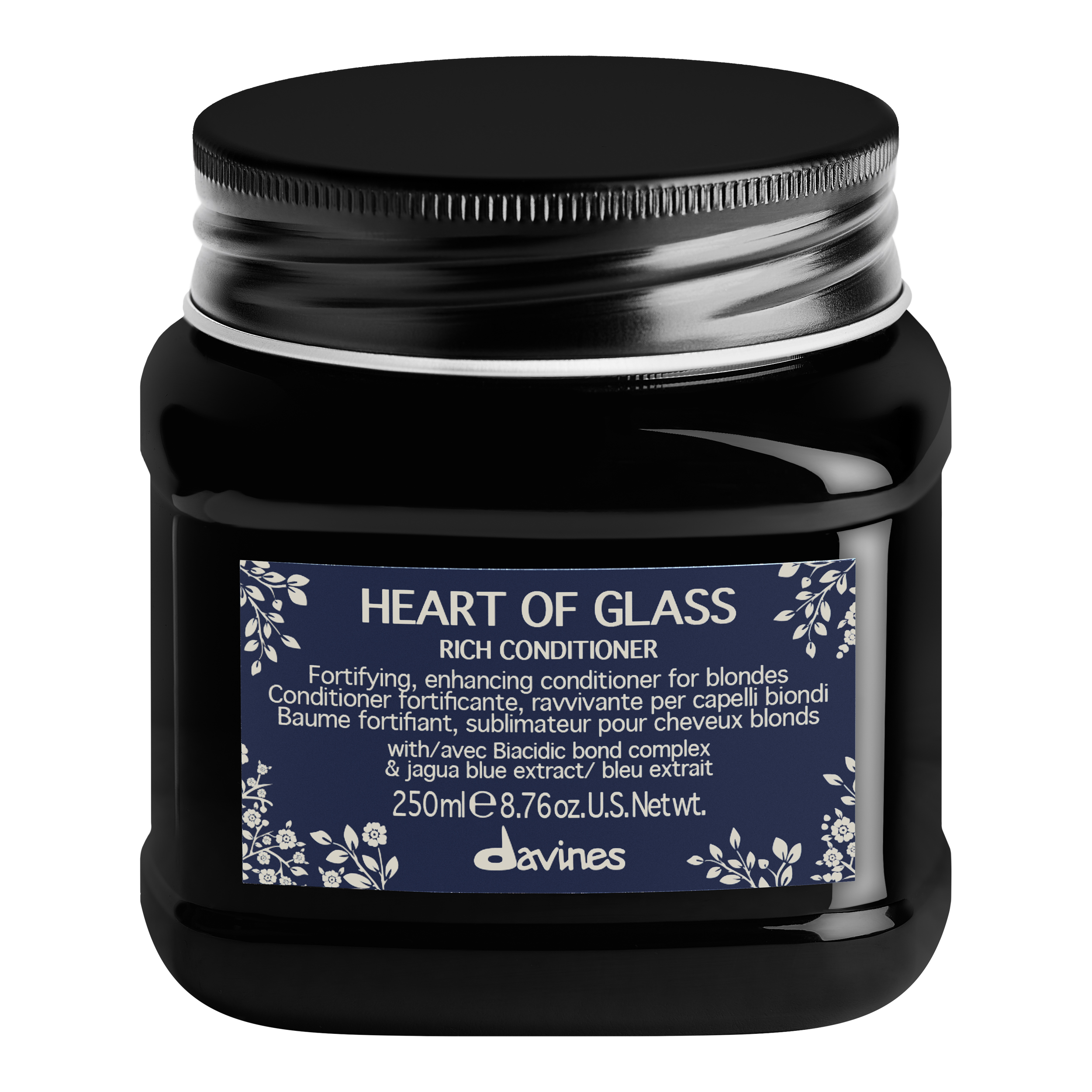 HEART OF GLASS RICH CONDITIONER 250 ml - Davines heart of glass rich conditioner 250ml 1 - RICH CONDITIONER 250 ml